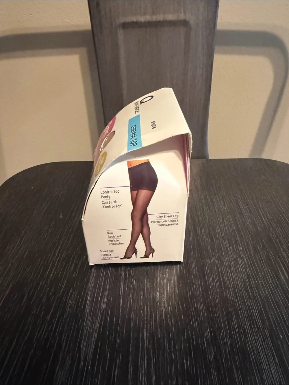 Vintage L'eggs Silken Mist Control Top Pantyhose Sun Beige Run Resistant NOS - Picture 3 of 6